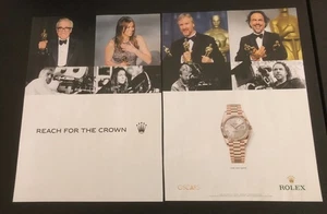 ROLEX Reach for the Crown mit Oscar-Preisträgern - Magazin 2-seitige Anzeige - Bild 1 von 1