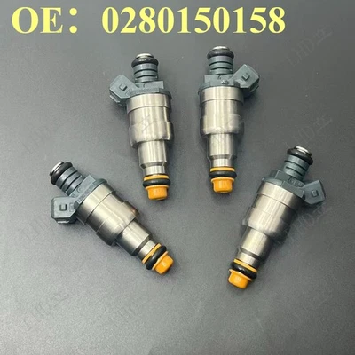 4 Pcs Fuel Injectors For 1981-1990 Porsche 944 924 S 2.5L 0280150158 — 第 1/4 张图片