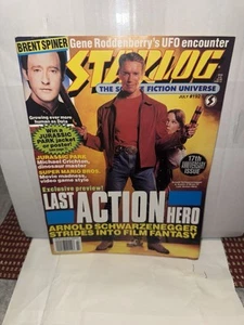 Starlog July 1993 Magazine Last Action Hero Data Jurassic Park KG Nrmt Condition - Imagen 1 de 2