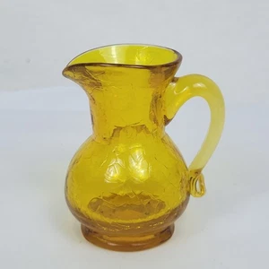 Crema de vidrio craquelado ámbar Kanawha vintage - Imagen 1 de 5