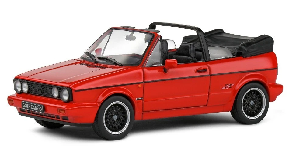 Volkswagen Golf MKI Sportline Cabriolet 1992 rojo 1:43 modelo 4315801 SOLIDO Foto 1 de 1