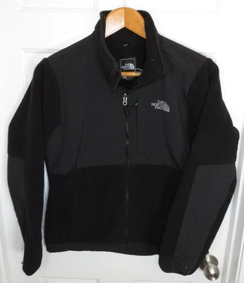 Chaqueta polar The North Face Denali para mujer negra Polartec cremallera completa exterior LG Foto 1 de 4