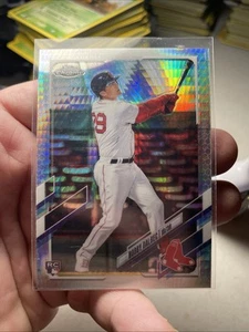 2021 Topps Chrome Prizm Refractor Bobby Dalbec #151 Rookie RC Red Sox 🔥🔥🔥 - Picture 1 of 2