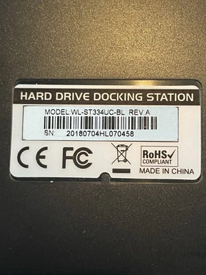 2.5" 3.5" SATA HDD Hard Drive Disk USB 1.1 2.0 Port Card Reader Docking Station - Image 1 of 4