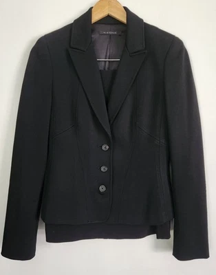 Elie Tahari Falda Traje 6 Negro Forrado Chaqueta/Falda Foto 1 de 4