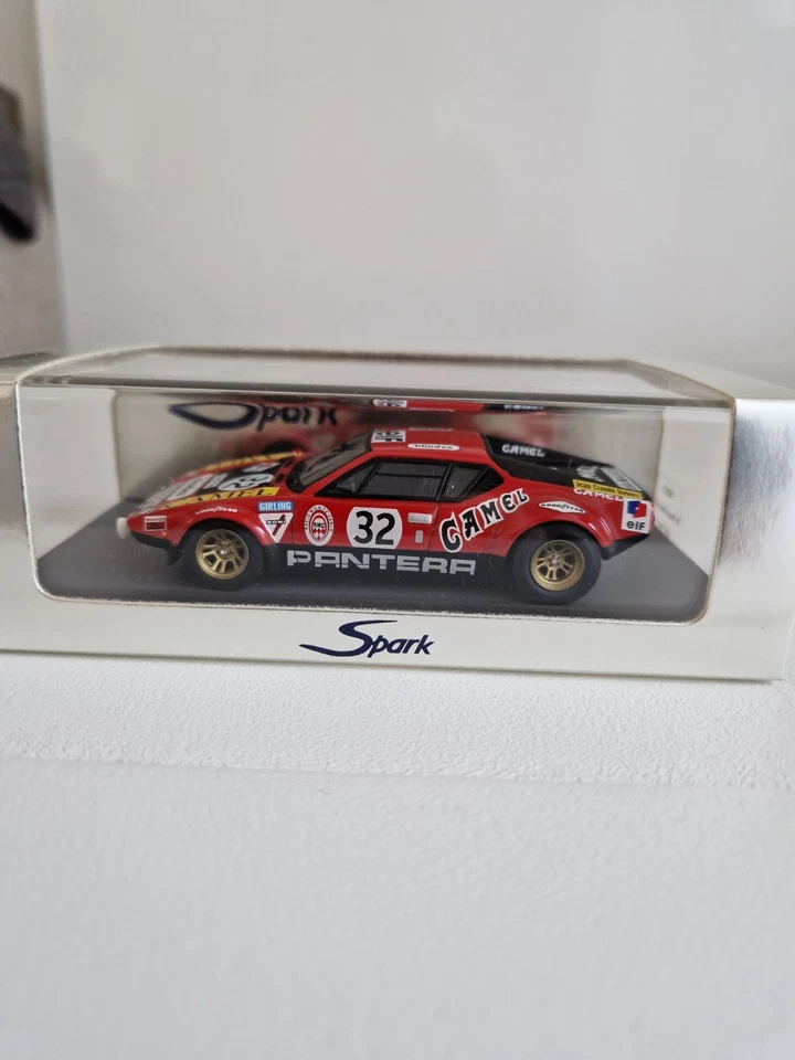 Spark De Tomaso Pantera #32 24h Le Mans 1972 S0523 1/43 Camel LM - Photo 1/4