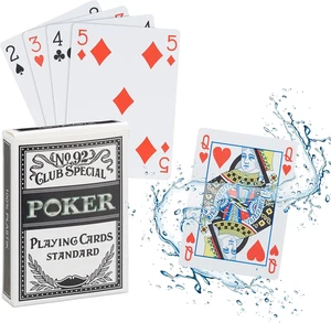 Carte Da Poker Plastificate, Impermeabili, Carte Da Gioco Resistenti, 54 Carte, - Foto 1 di 12