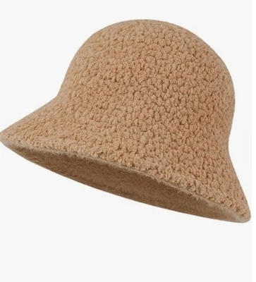 GADIEMKENSD Sombrero de felpa de invierno marrón - Imagen 1 de 4