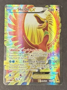 Pokémon TCG Ho-Oh EX Full Art Ultra Holo Rare Card 121/122 XY Breakpoint - Picture 1 of 2