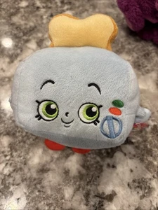 MOOSE 2016 Just Play SHOPKINS TOASTY POP THE TOSTAPANE 7" Peluche ANIMALE IMBOTTITO Giocattolo - Foto 1 di 7