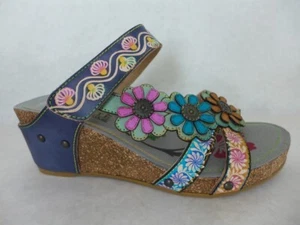 Sandalias L'ARTISTE Spring Step Cuero Genuino DELIGHT Slide Talla 39 NUEVAS - Imagen 1 de 15