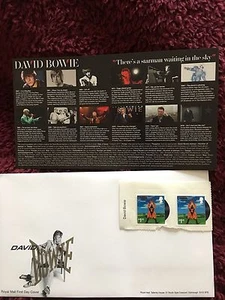Royal Mail David Bowie Earthling Album Stamps and first day stamp envelope - Picture 1 of 1