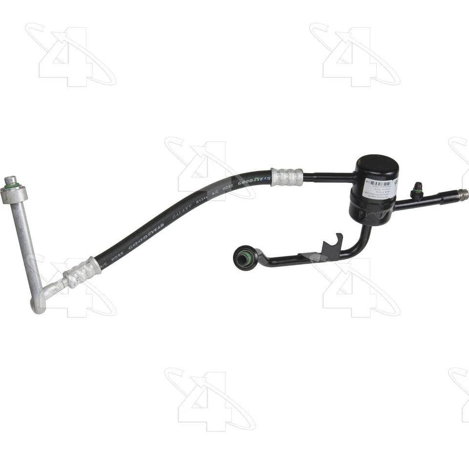 A/C Refrigerant Discharge Hose 4 Seasons For 1998-2002 Ford Crown Victoria - Image 1 of 2