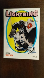 2001-02 O Pee Chee 1971-72 Heritage Kevin Weekes