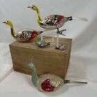 German Antique Glass Swan Bird 1920’s & 3 Others See Photos