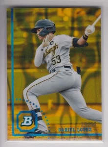 2022 Bowman Heritage #BHPC-25 Dariel Lopez Chrome Gold Lava Refractor #/50 - Bild 1 von 1