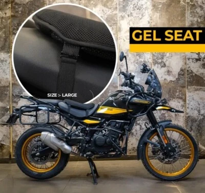 Cojín de asiento de gel (grande) (800 GRM) apto para KAWASAKI VERSYS 650 Foto 1 de 4