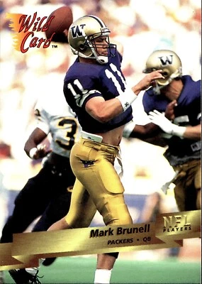 1993 Wild Card #135 Mark Brunell Near mint or better - Image 1 of 2