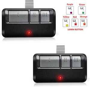 2PCS Garage Door Opener Remote For Chamberlain LiftMaster 893LM 953EV-P2 Learn - Picture 1 of 10