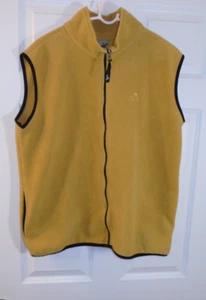 Eastern Mountain Sport, men's polartec fleece vest, gold, size L - Picture 1 of 5