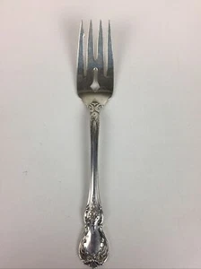 Towle Old Master Sterling Silver Pierced Fork 6 3/8" No monogram 38.8g - Picture 1 of 6