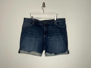 Kut From the Kloth Denim Cuffed Dark Shorts 22W #34 - Bild 1 von 6