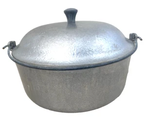 VTG 4.5 Quart Hammered Club Aluminum Hammercraft Dutch Oven Pot w/Lid Camping - Picture 1 of 14