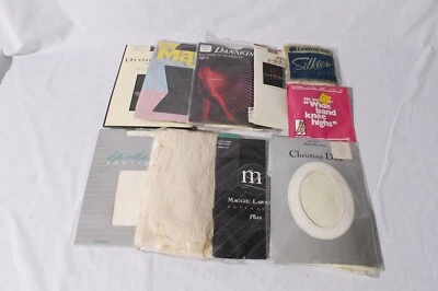 Christian Dior, Danskin, Maggie Lawrence, etc. Nylons Stockings Pantyhose Lot - Image 1 of 2