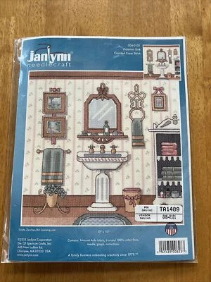 Janlynn Victoriano Fregadero Contado Punto de Cruz Nuevo Abierto Paquete Artículo #006-0101 Foto 1 de 2