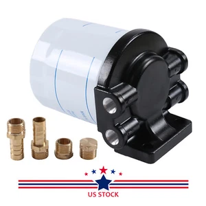Marine 10 Micron Fuel Water Separator Kit 18-7983-1 Filter For Mercury 35-807172 - Foto 1 di 12