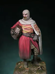 SK Miniatures Deutscher/Mittelalterlicher Ritter 1256 75 mm unbemaltes Harz-Kit MIKE LEER - Bild 1 von 11