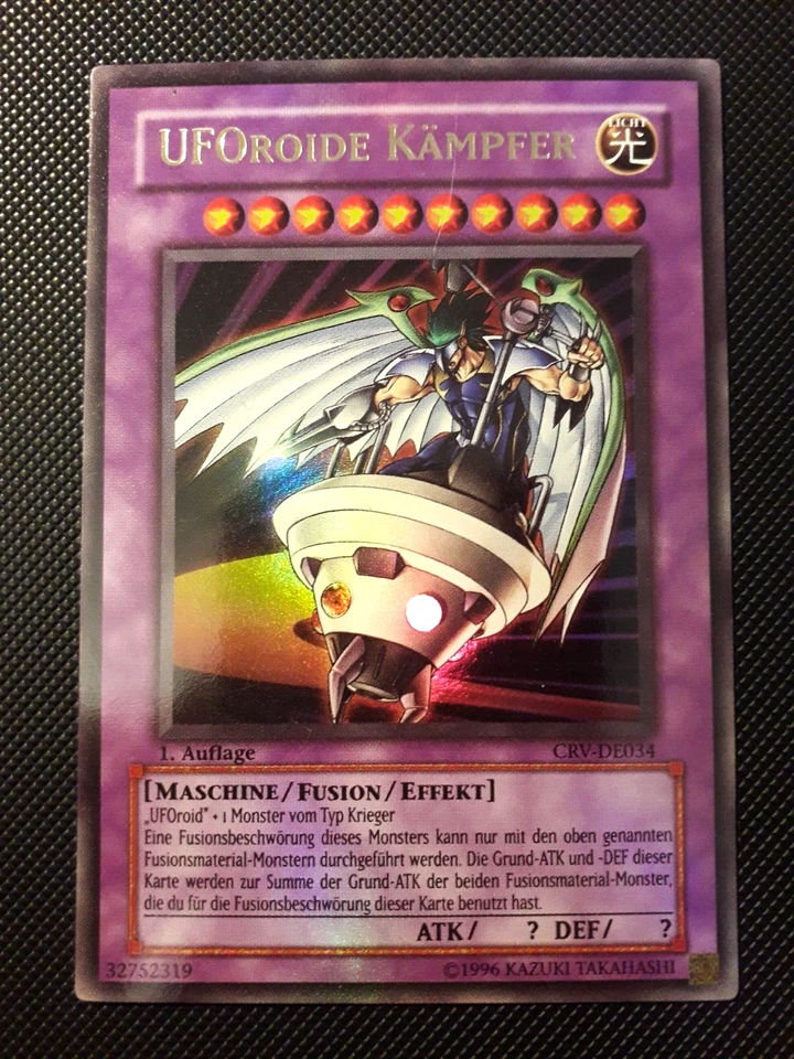 Yu-Gi-Oh! UFOroide Kämpfer, CRV-DE034, Ultra Rare, 1. Auflage, Deutsch, Good - Bild 1 von 4