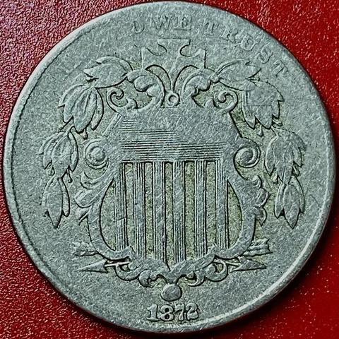 1872 SHIELD NICKEL Cover