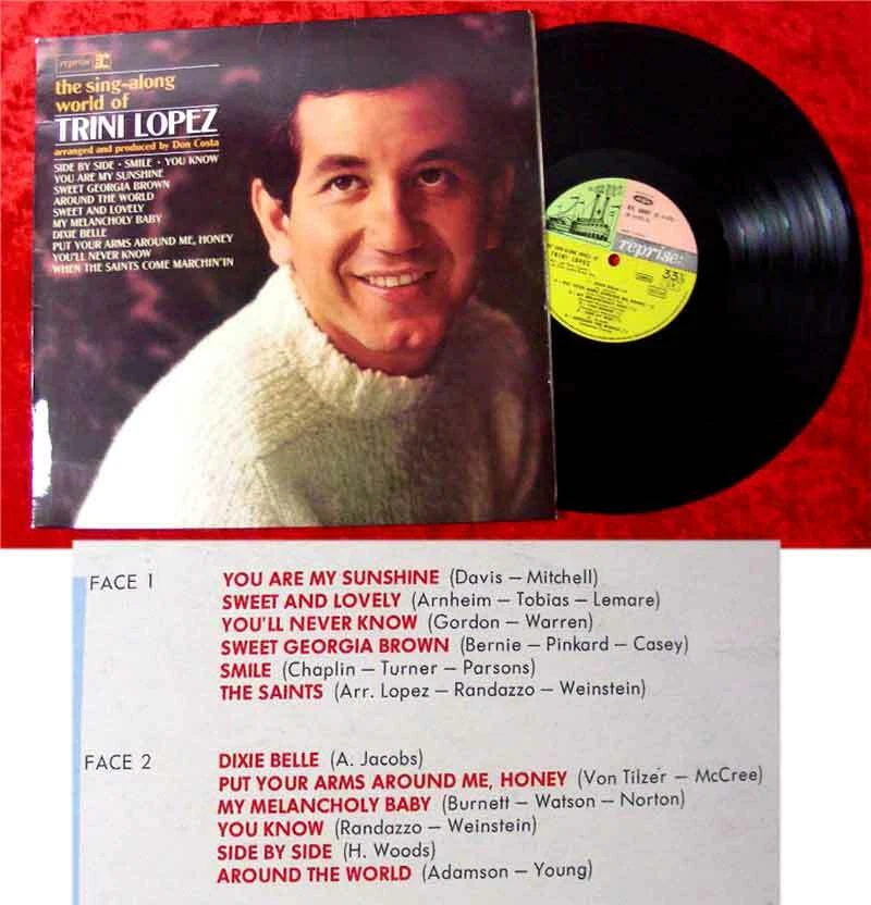 LP Trini Lopez: The Sing-A-Long World Of Trini Lopez (Reprise) - Bild 1 von 1
