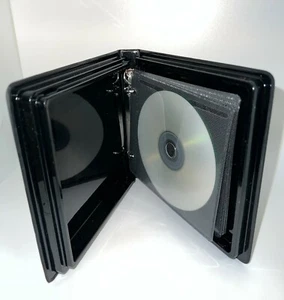 48 NEW 12-Disc Two Ring Vinyl Binder Album CD Case, Black - 90147 - Picture 1 of 3