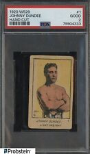 1920 W529 Boxing #1 Johnny Dundee Lightweight PSA 2 GOOD