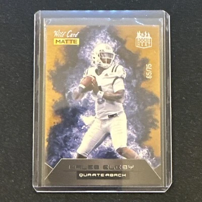 2022 Wild Card Matte #RH-16 KALEB ELEBY  Rookie Heat Gold Insert #65/75 - Image 1 of 3