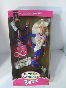 Barbie 1996 OLYMPIC GYMNAST BARBIE Puppe 15123 Mattel 1995 NEU Old Stock in Box - Bild 1 von 7
