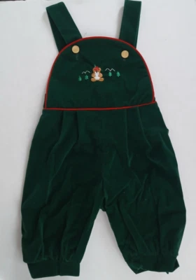 Mono bebé verde vintage talla 3-6M - Liederhosen Alpes Navidad Foto 1 de 4