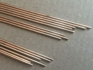 3* 1.6mm x 330mm 16SWG Silicon Bronze Craft Wire TIG Brazing No 968 CuSi3Mn1 - Picture 1 of 1