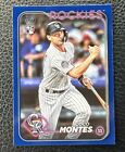 2024 Topps Series One Royal Blue #92 Coco Montes (Rockies)
