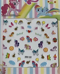 NEW My Little Pony Nail Decal Transfer Stickers - Picture 1 of 10
