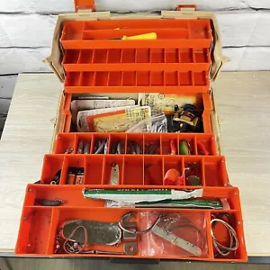 Adventurer Tackle Box & Lures, Reel, Spinners, Etc For Ocean Big Fish 6 trays - Picture 1 of 24