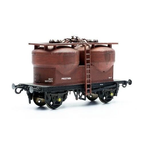 20 Ton Twin Silo Cement Wagon Prestwin Dapol Kitmaster C043 OO