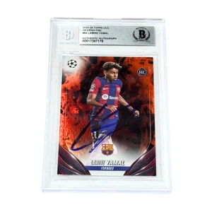 Lamine Yamal Signed 2023-24 Topps UCC Rookie Card Inferno Foil – BGS AUTH - Picture 1 of 2