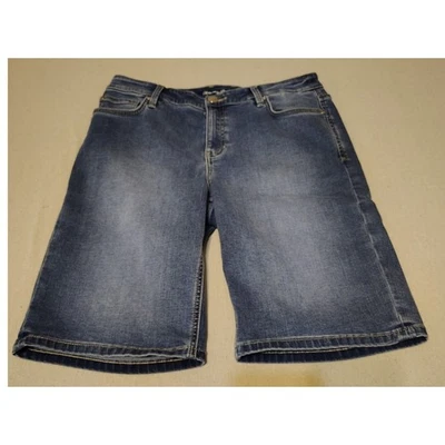 Bermudas de mezclilla Tommy Bahama para mujer Boracay índigo lavado al océano talla 8x11 II Foto 1 de 4