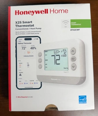 Honeywell X2S Smart Thermostat - RTH2CWF - OPEN BOX FREE SHIPPING - Image 1 of 3
