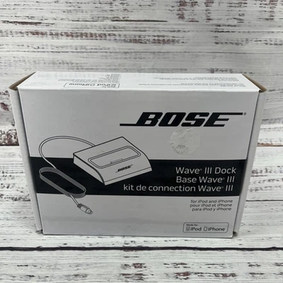 BOSE Wave III Dock Base for iPod/iPhone Model 351020-0020 - Image 1 of 4