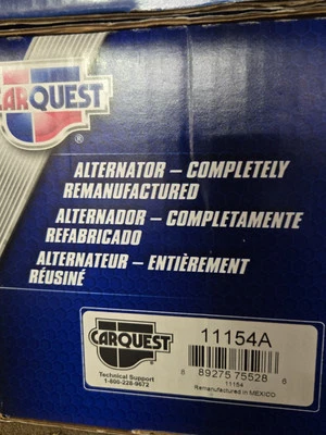 Alternador CARQUEST 11154A Remanufacturado 07-12 Acura RDX  Foto 1 de 2