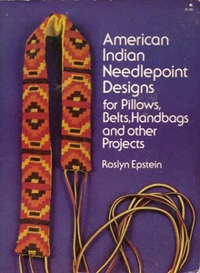 VTG!OOP!AMERICAN INDIAN NEEDLEPOINT DESIGNS FOR PILLOWS,BELTS,HANDBAGS - Picture 1 of 2